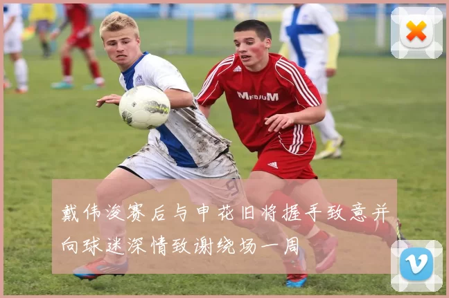 戴伟浚赛后与申花旧将握手致意并向球迷深情致谢绕场一周